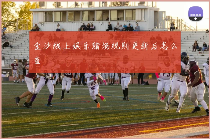 金沙线上娱乐赌场规则更新后怎么查